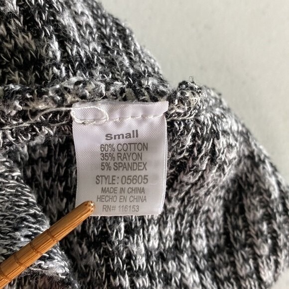 Cardigan Open Front Knit Cascade Rounded Cardigan Sweater High Low Long Sleeve - Picture 11 of 13